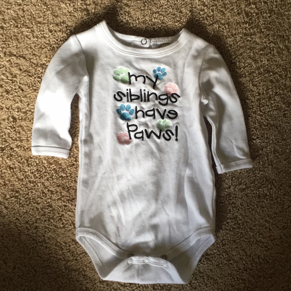 Brand New Blanke Boutique 0-3 month onesie